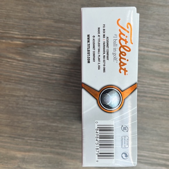 Titleist Velocity golf balls, new on box, never used. - Picture 3 of 4